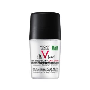 Vichy Homme, Шариковый дезодорант-антиперспирант, праймари, 1 пэк