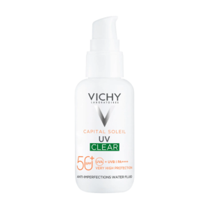 Невесомый солнцезащитный флюид для лица для проблемной кожи «UV-Сlear» SPF 50+ фото №1