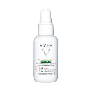 Невесомый солнцезащитный флюид для лица для проблемной кожи «UV-Сlear» SPF 50+ фото №1