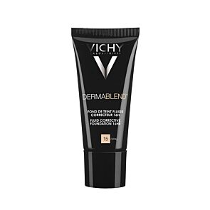 Корректирующий тональный флюид для маскировки любых несовершенств кожи, 15 тон фото №1