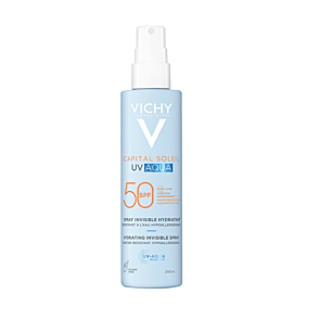 CAPITAL SOLEIL UV AQUA Солнцезащитный увлажняющий невидимый спрей для тела SPF 50, фото №1