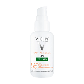 Невесомый солнцезащитный флюид для лица для проблемной кожи «UV-Сlear» SPF 50+ фото №1