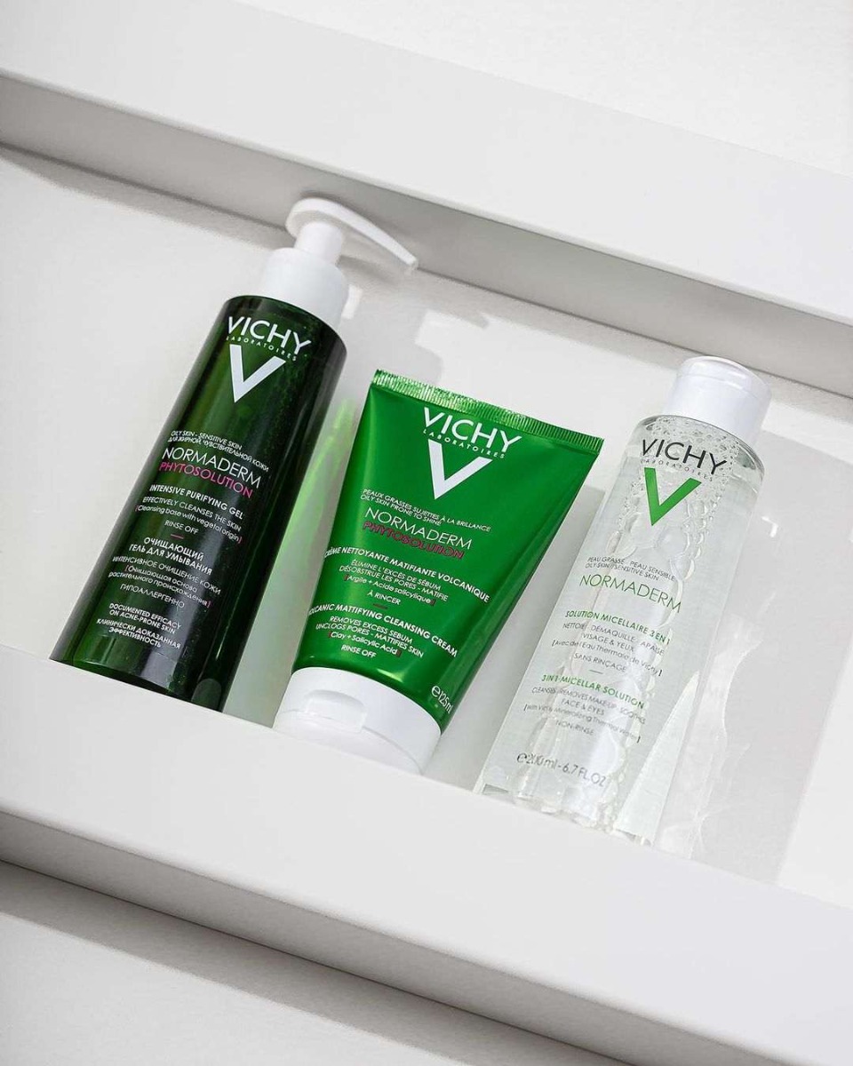 уход для лица от Vichy Normaderm